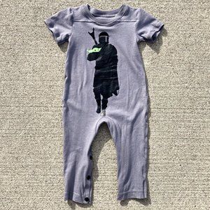 Star Wars Mandalorian baby romper vintage t shirt harem pants size 9 months